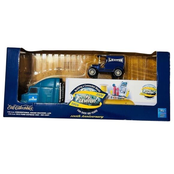 RC2 Ertl 1/38th Truck & Trailer/ 1/25th 1912 Van Leviton 100th Anniversary Set - Picture 1 of 15